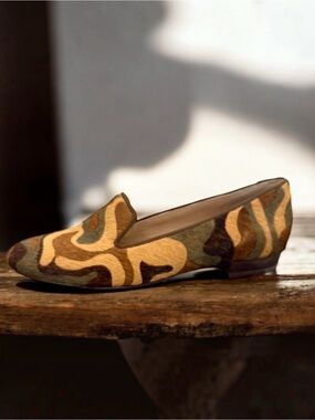 J. McLaughlin Jax Camo Cow Hair Loafer
Flats Leather